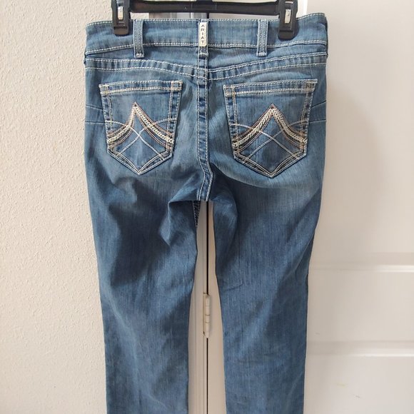 Ariat Real Jeans Womens Size 29 Regular Western Mid Rise Straight - Picture 4 of 4